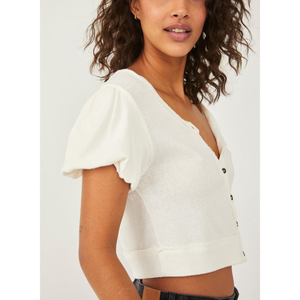 NWT Free People Molly Tee / Jasmine - Picture 4 of 6